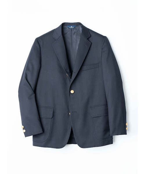 ウールツイル 段返り3釦ブレザー ソフトマディソン｜ブルックス