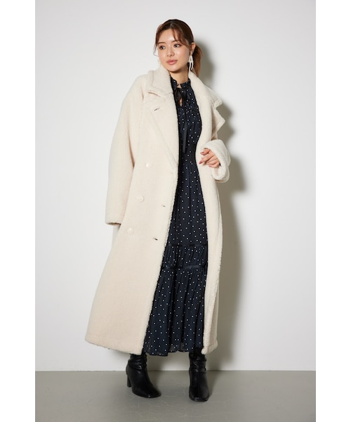 テディボア2WAYロングコート｜リエンダの通販｜&mall（アンドモール