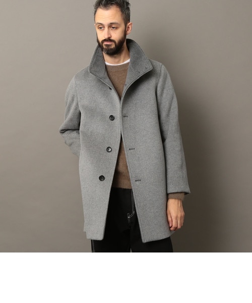 BY ダブルフェイス メルトン レイズドネック コート｜ビューティー