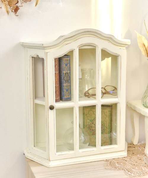 不思議の国のアリスインテリア】アンティークコレクションキャビネット