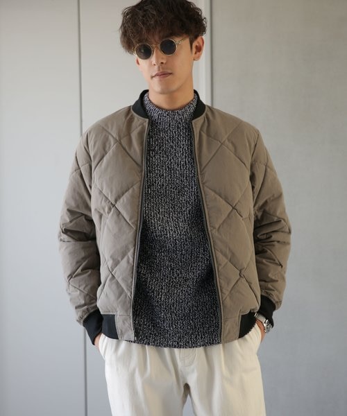 西川ダウン(R)」リバーシブルMA-1ダウン｜ナノ・ユニバースの通販