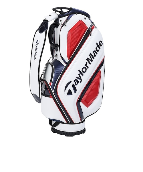 TaylorMade キャディバッグ、トリコロールカラー【5分割口
