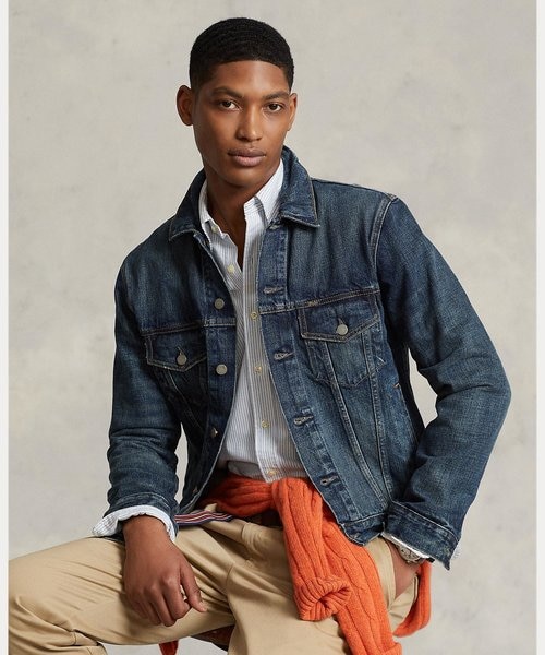 フェイデッド デニム トラッカー ジャケット｜ポロ ラルフ ローレンの