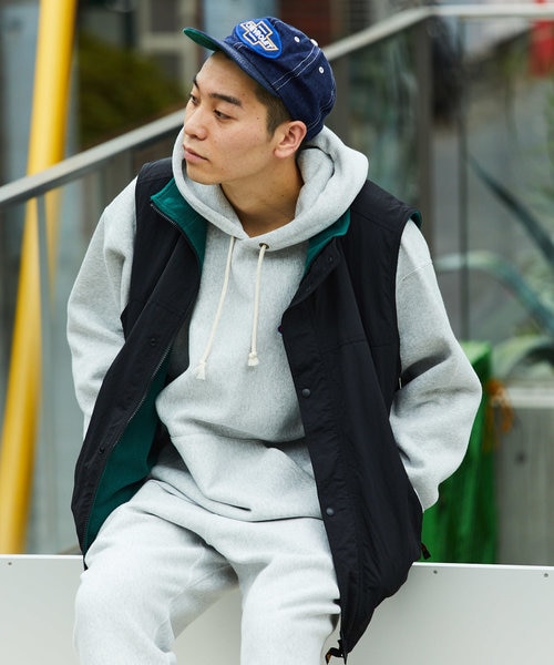 リバーシブル ナイロンフリースベスト｜フリークスストアの通販｜&mall