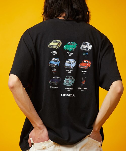 別注HONDA 図鑑 TEE/ホンダ プレリュードTシャツ ショートスリーブ