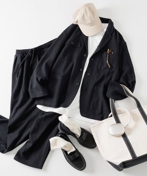 別注 ワンマイル ジャケット パック セットアップ ポンチ素材 【ユニ