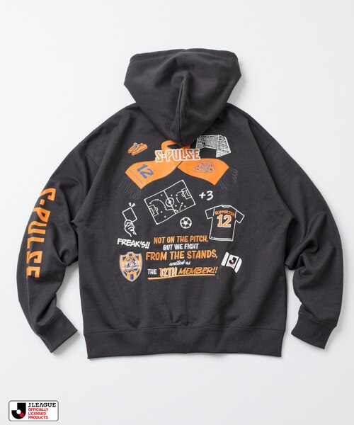 J.LEAGUE × FREAK'S STORE 別注SUPPORTERS ZIP HOODIE【清水エスパルス