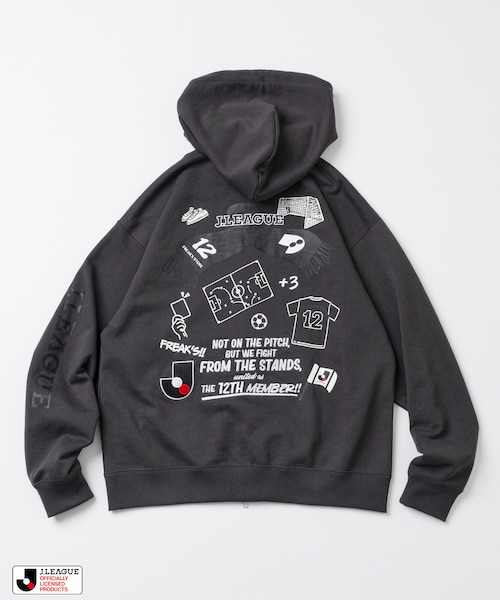 J.LEAGUE × FREAK'S STORE 別注SUPPORTERS ZIP HOODIE【Jリーグ