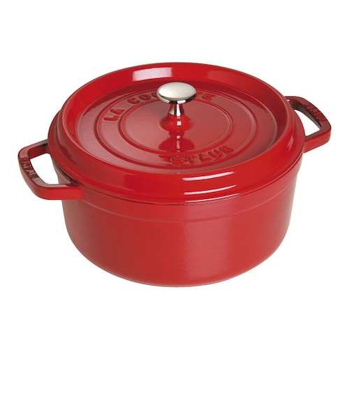 STAUB ピコ・ココット ラウンド 24cm チェリー｜ツヴィリング ジェイ
