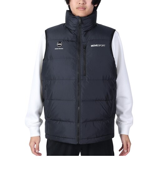 デサント（DESCENTE）ナイロンダウンベスト DX-C2708XB BK｜スーパー