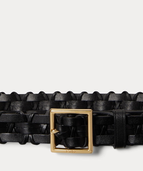 バスケットウィーブ レザー ベルト｜ポロ ラルフ ローレンの通販