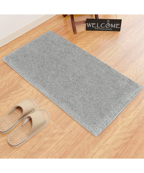 フロアマット(ラメシャギーGY 50X80)｜デコホームの通販｜&mall