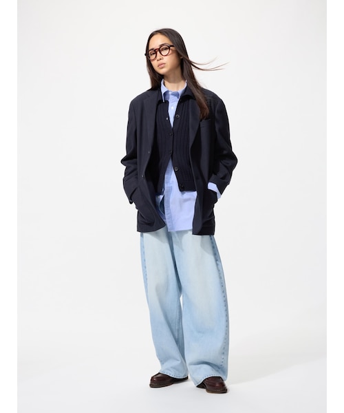 ブラッシュドジャージージャケット｜ユニクロの通販｜&mall（アンド