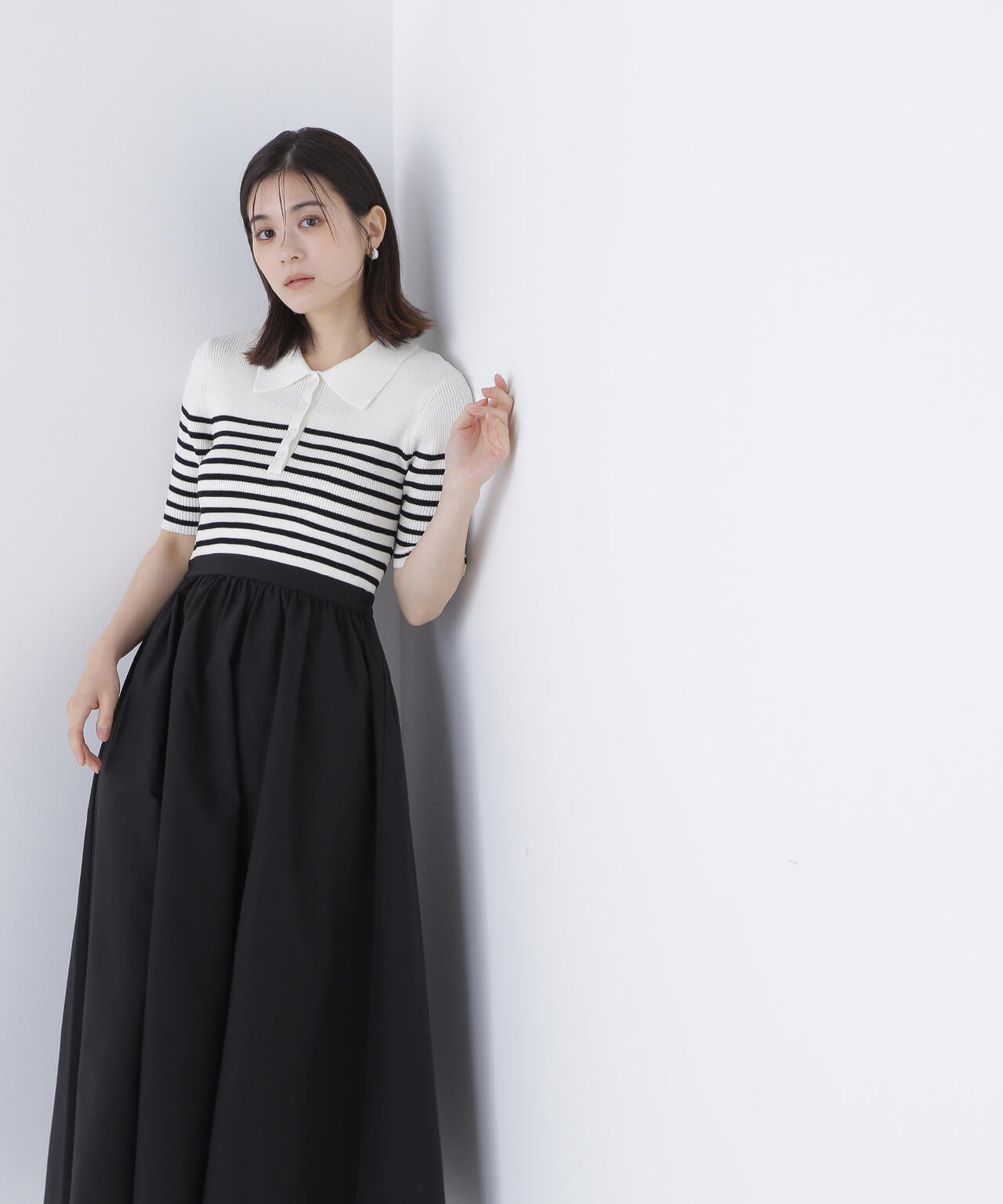 ポロカラードッキングワンピース | NATURAL BEAUTY BASIC（ナチュラル