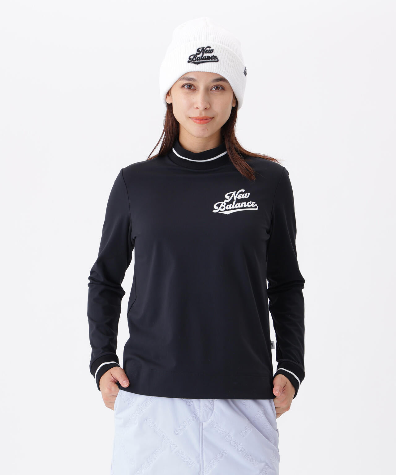 長袖 モックネック プルオーバー (WOMENS) | new balance golf