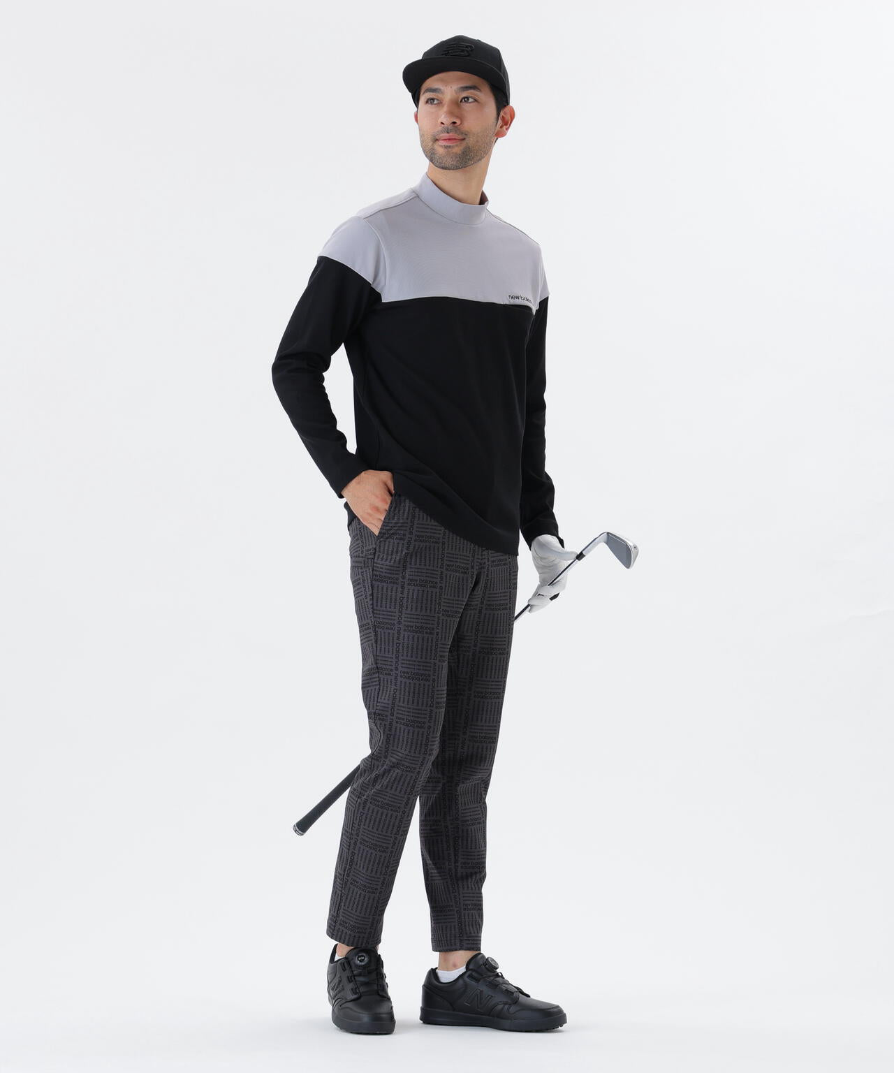 UV ストレッチ 長袖 モックネック プルオーバー (MENS) | new balance