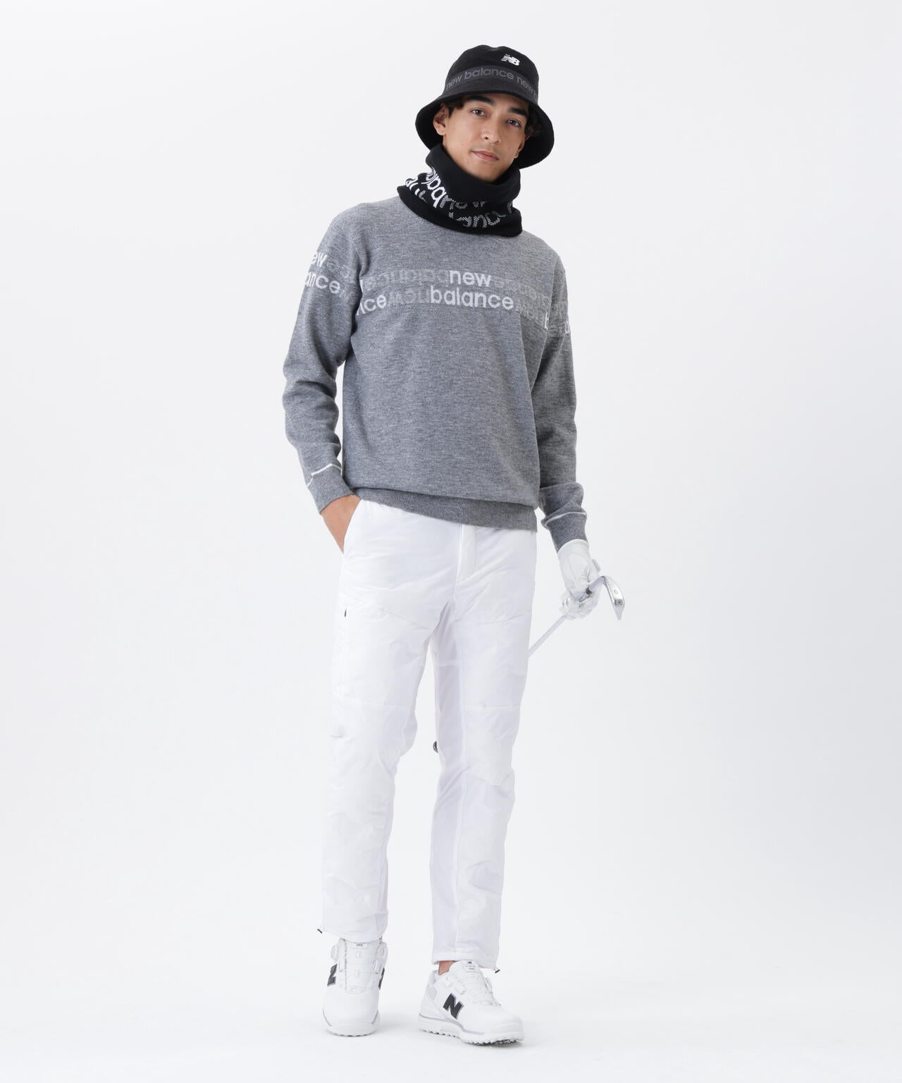 保温 ハイネック ニット プルオーバー (MENS) | new balance golf