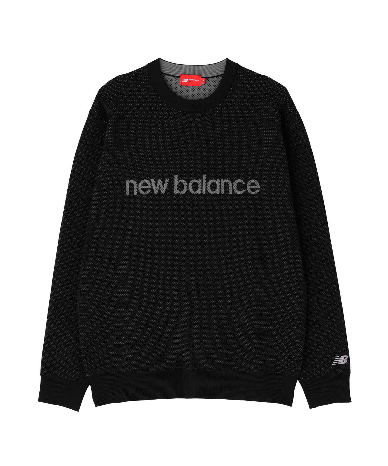 メッシュ クルーネック ニット プルオーバー (MENS) | new balance