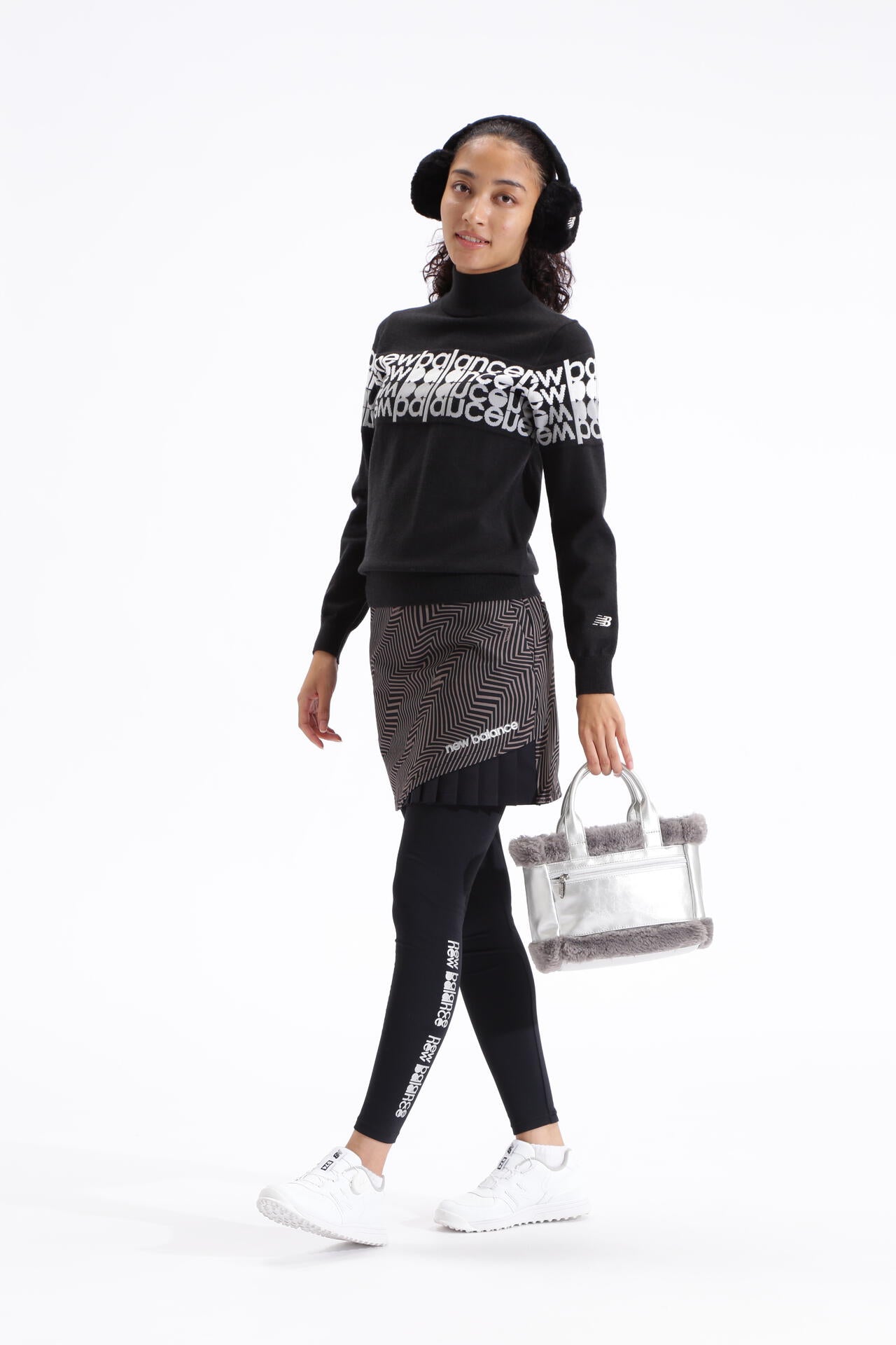 合皮×ボア カートバッグ (WOMENS SPORT) | new balance golf