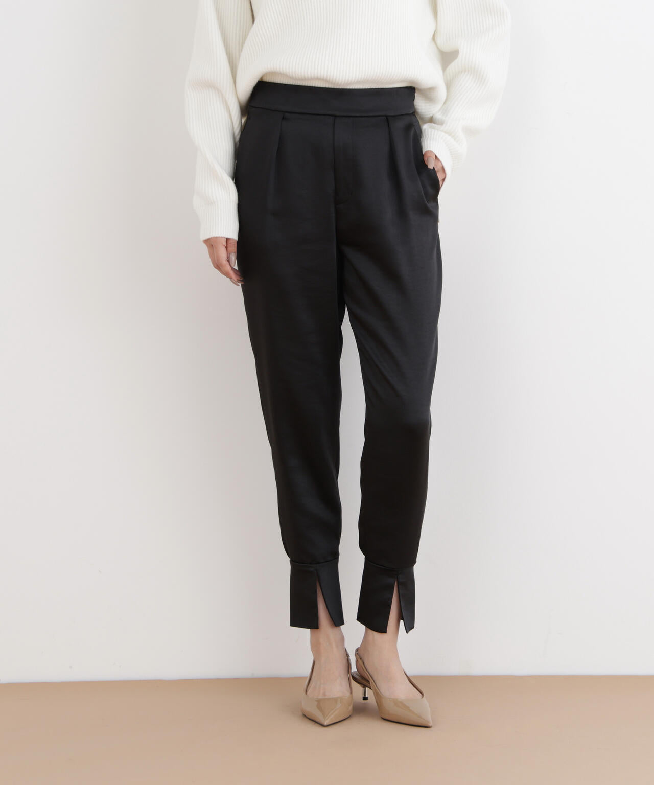 サテンジョガーパンツ | PINKY&DIANNE（ピンキー&ダイアン） ｜【公式