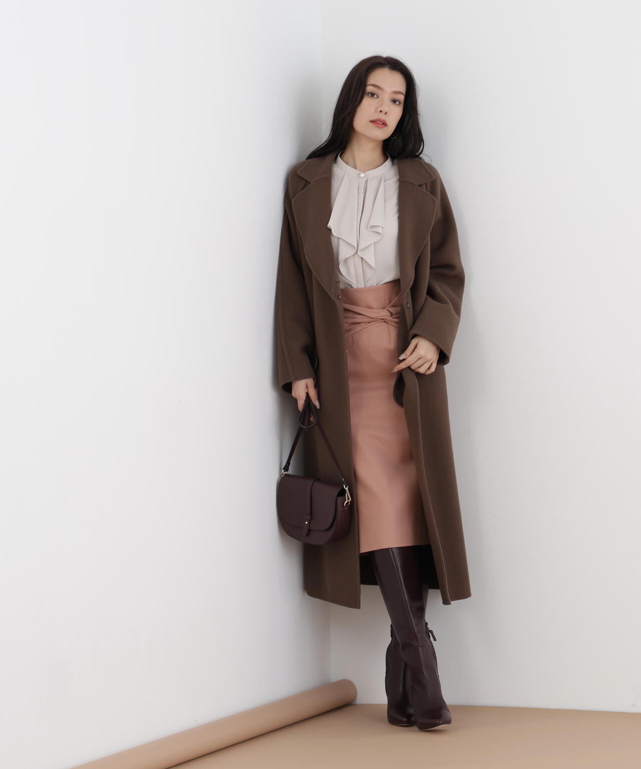 WEB/店舗限定カラー］クロスウエストジャージスカート | PINKY&DIANNE