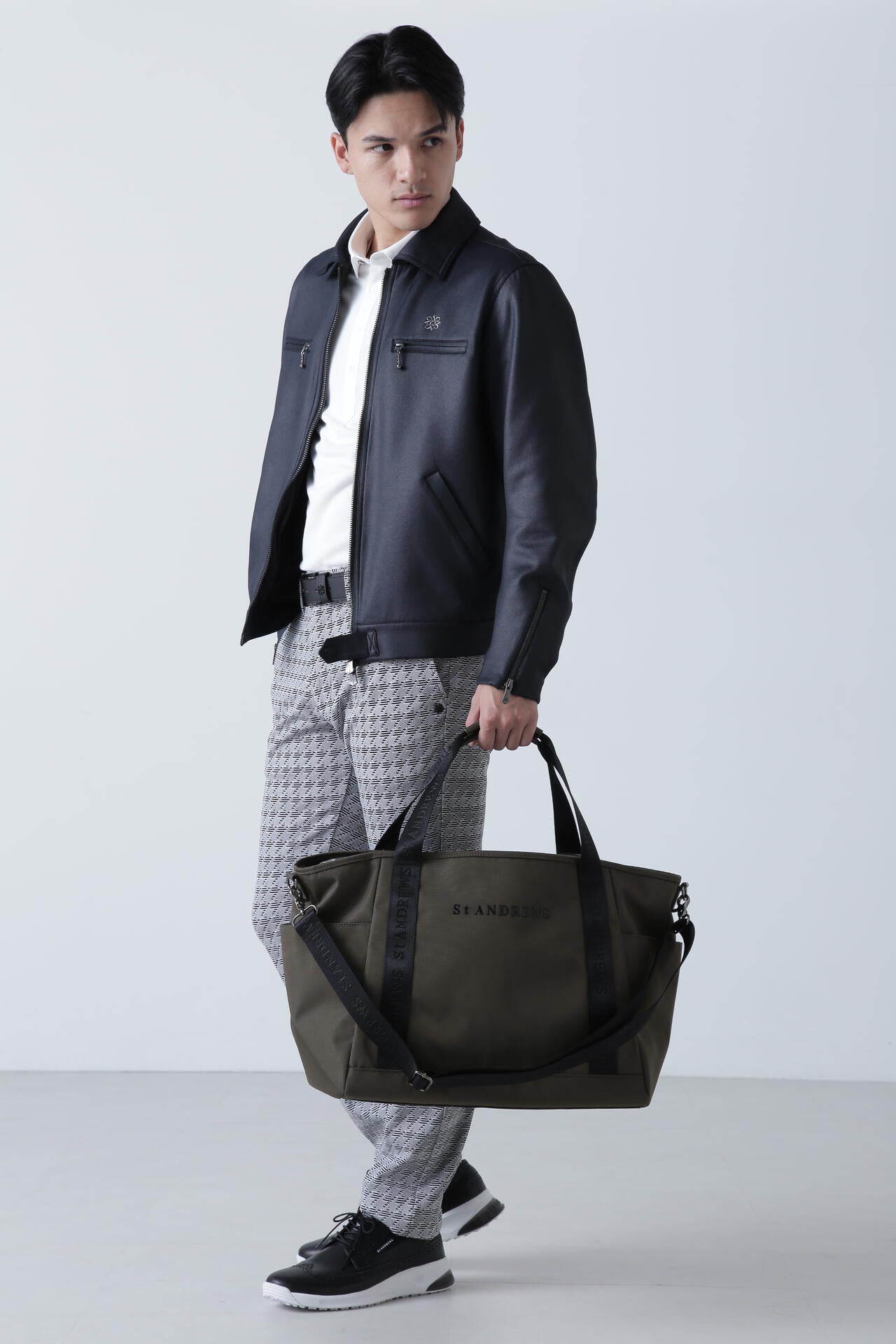 ST ANDREWS ゴルフバッグ オリーブグリーン ST ANDREWS ゴルフバッグ
