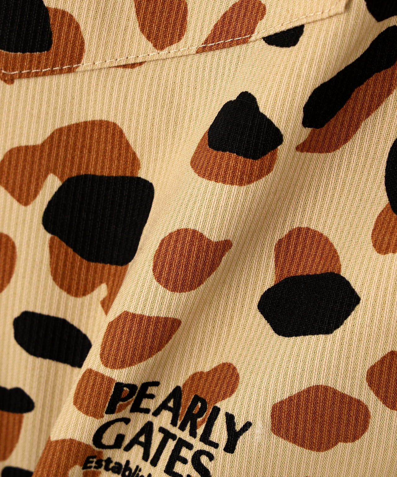 Pe/Cストレッチコードレーン スカート ＜ヒョウ柄＞ | PEARLY GATES