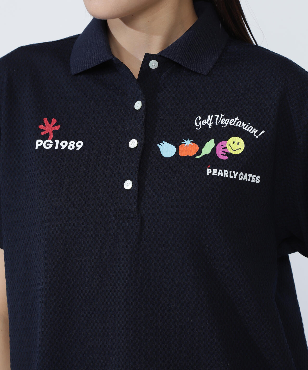 Pe格子サッカー半袖ポロシャツ ＜Relaxシリーズ＞ | PEARLY GATES