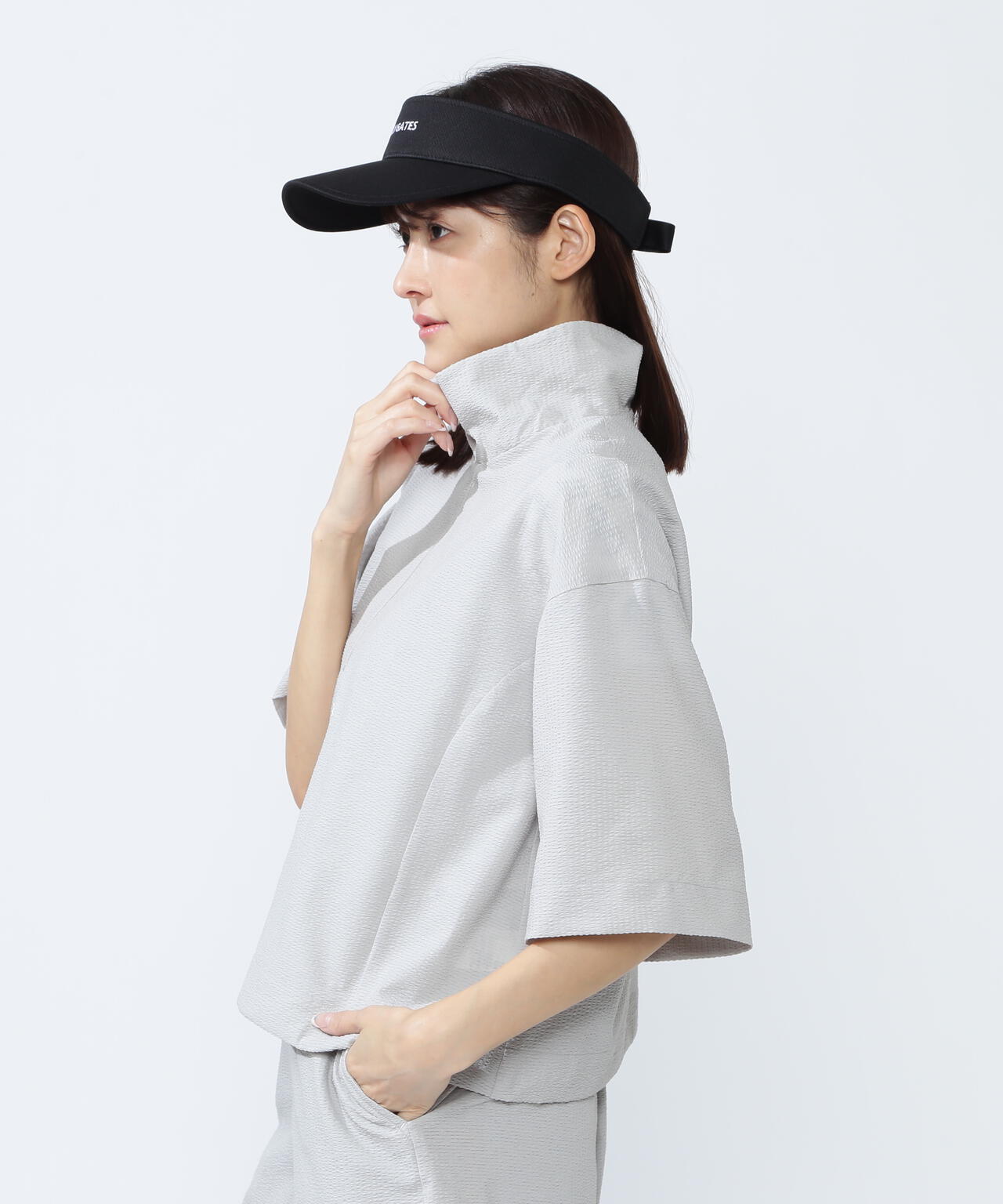 プライムフレックス×DotAir 5分袖ハーフジップ | PEARLY GATES