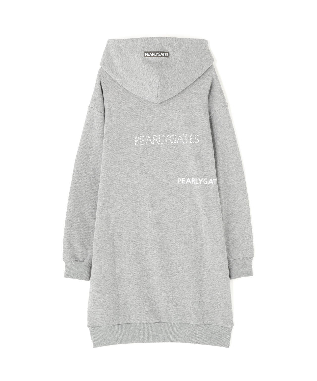 ジグザグ裏毛ジャガードスウェットフーディワンピース | PEARLY GATES