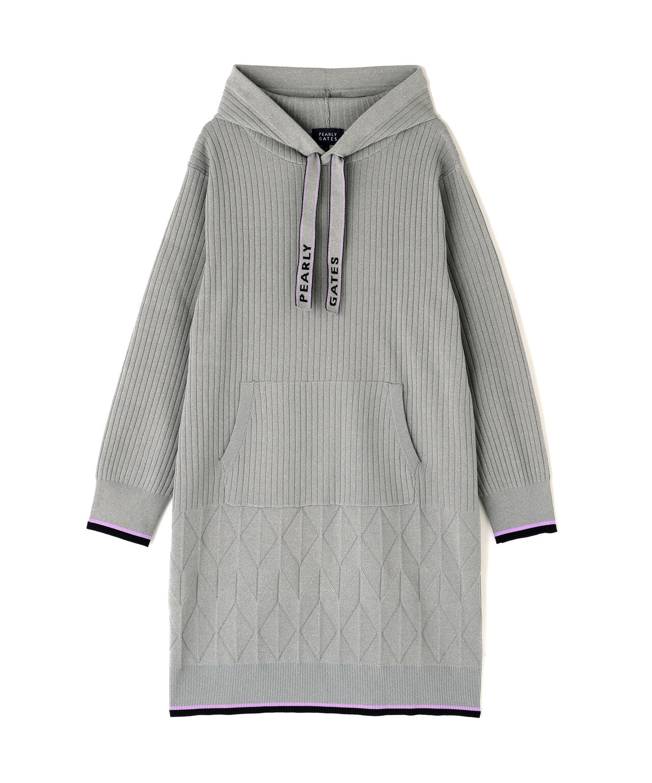 ポリエステルヤーンmmフーディニットワンピース | PEARLY GATES