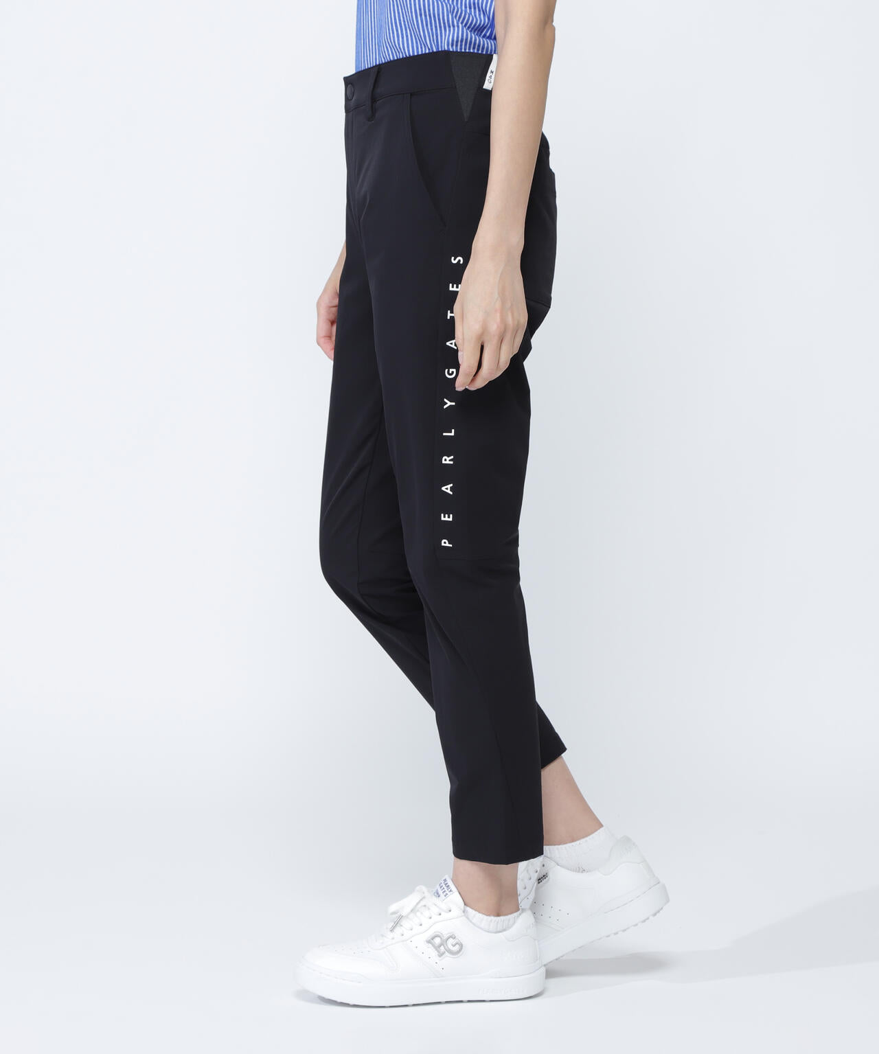 PEARLY GATES ストレッチパンツ サイズ6 ネイビー ストレッチパンツ