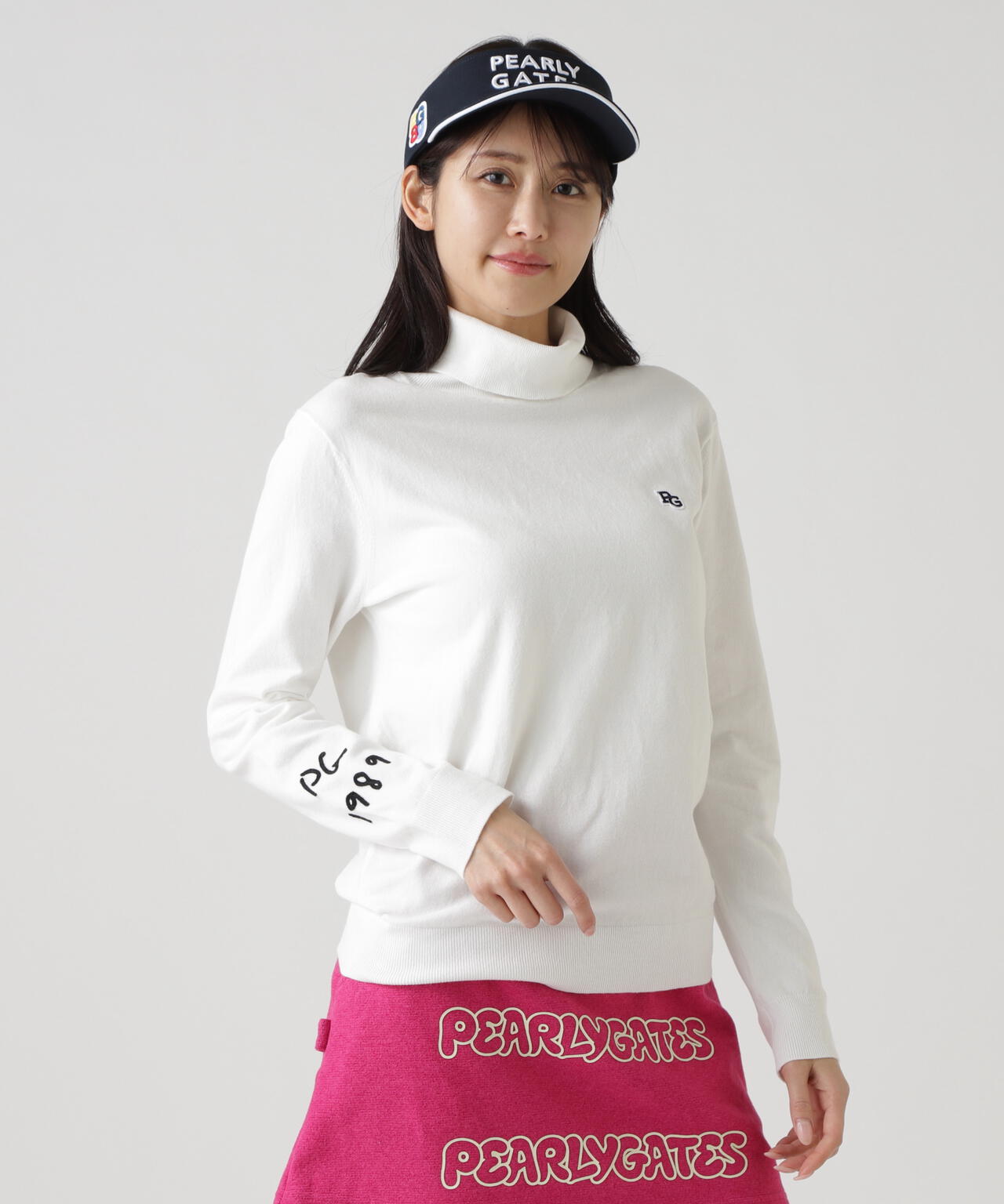 カシミヤタッチタートルネックニットプルオーバー | PEARLY GATES