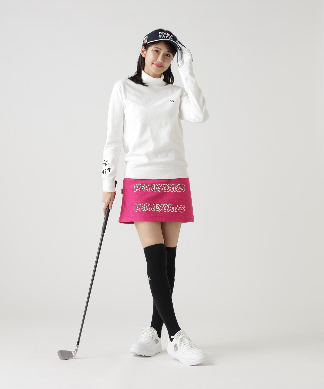 カシミヤタッチタートルネックニットプルオーバー | PEARLY GATES