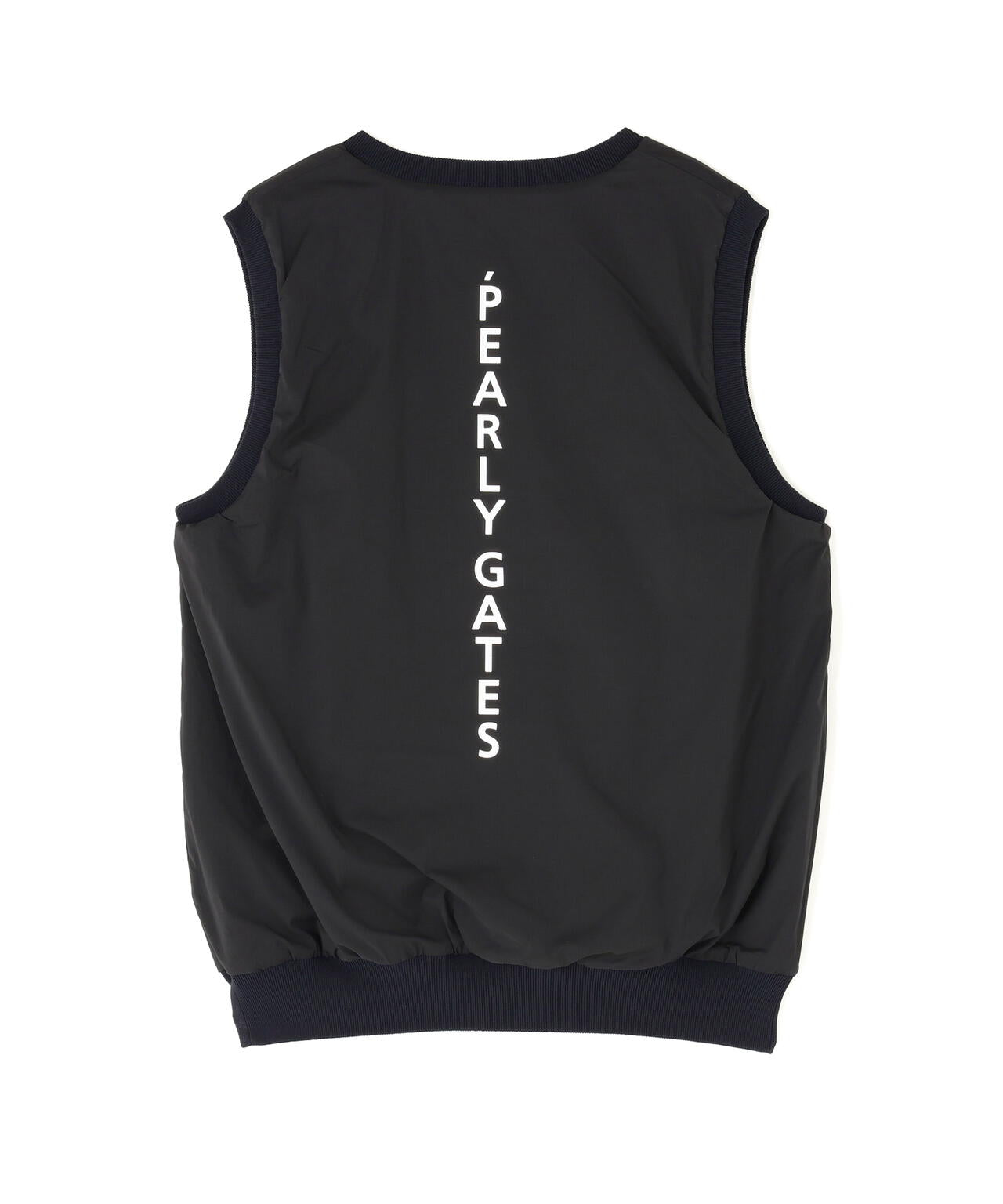 ロゴ総柄Vネックニットベストプルオーバー | PEARLY GATES（パーリー