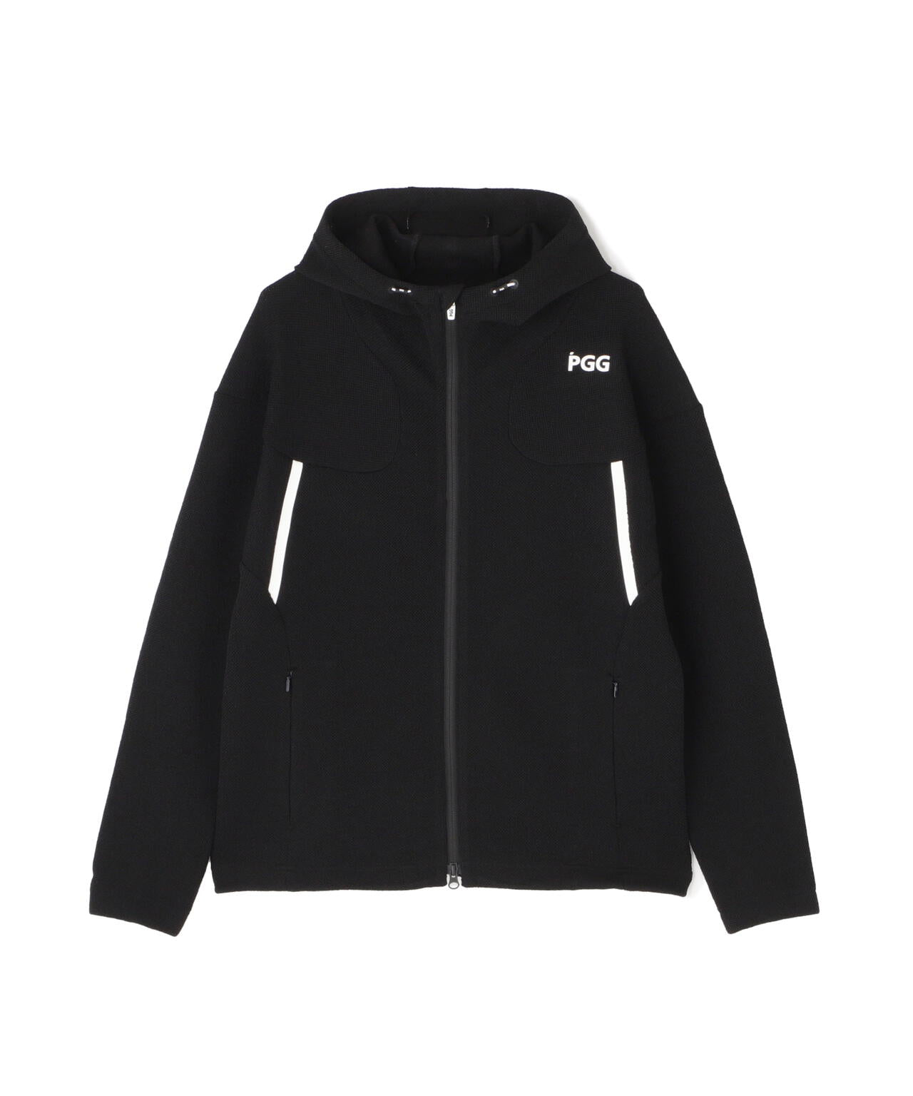 PGG】【直営店舗&公式オンライン限定】ストレッチデニットフルジップ