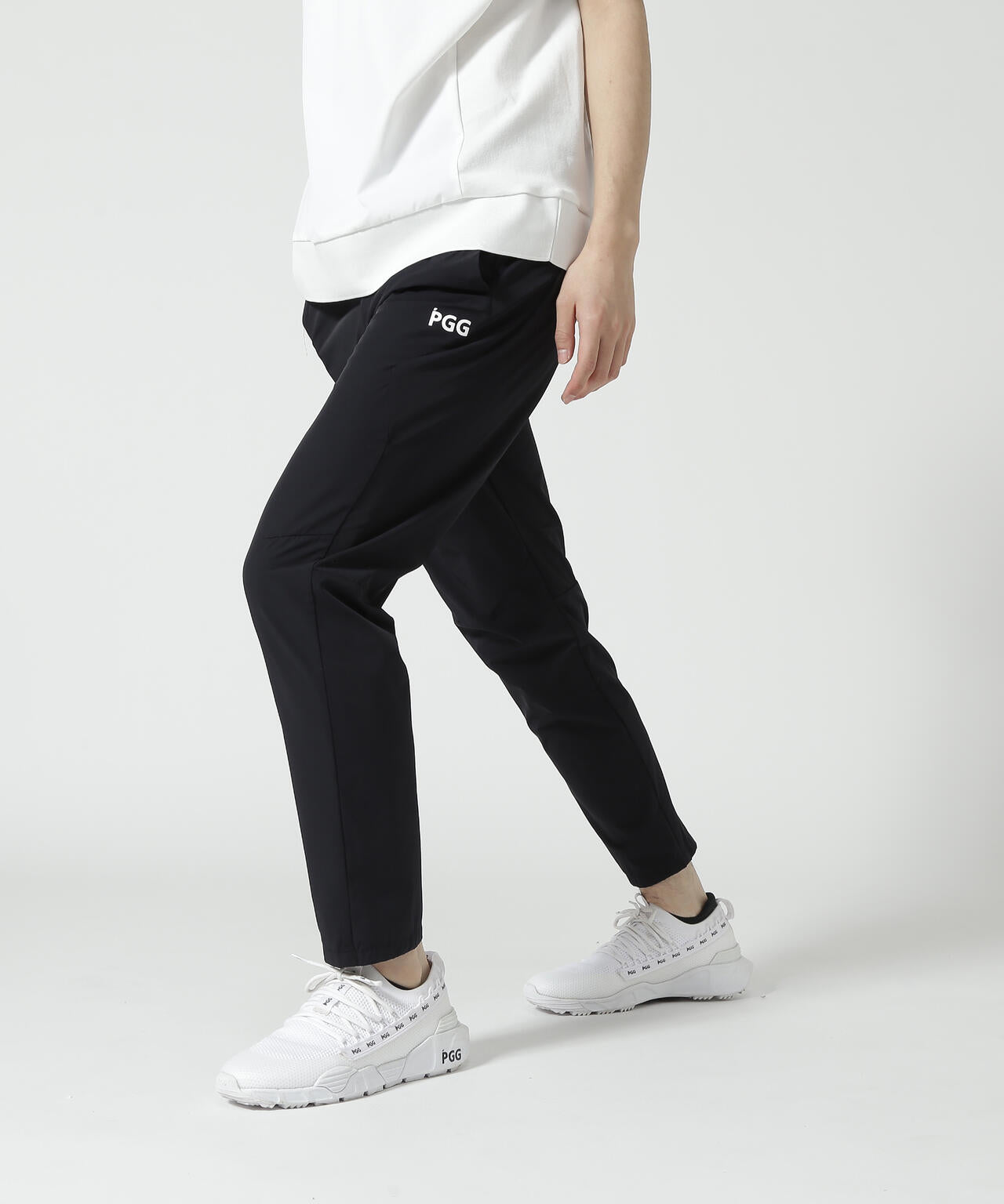 試着のみ□PGG ピージージー パーリーゲイツ クロップドパンツ□4 試着