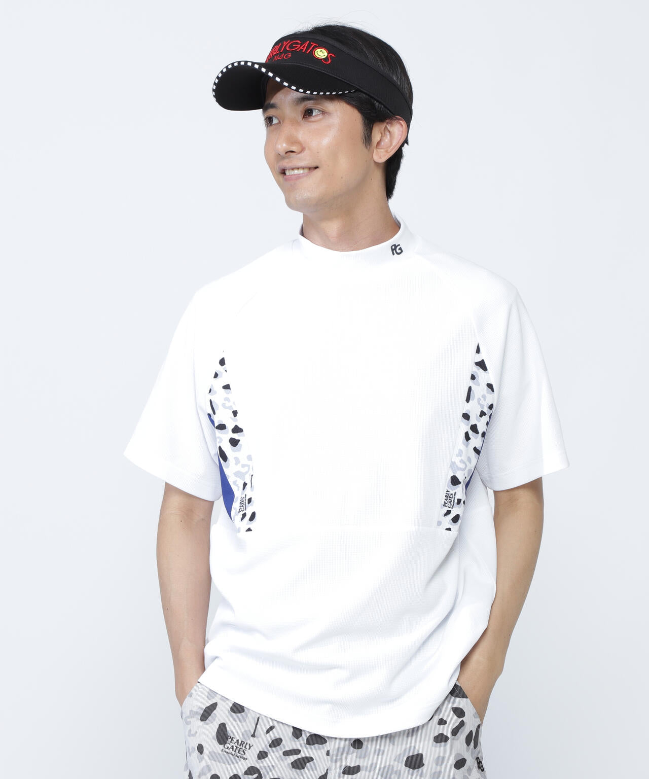 パーリーゲイツ 人気モックネック ストレッチドライシャツ サイズ4