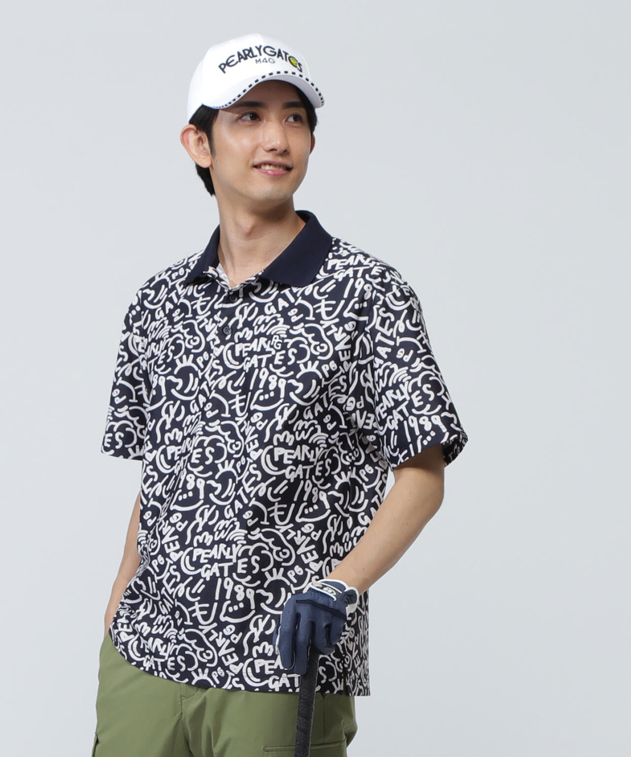 メッシュジャージ半袖ポロシャツ ＜Bio PG SMILE野菜柄＞ | PEARLY