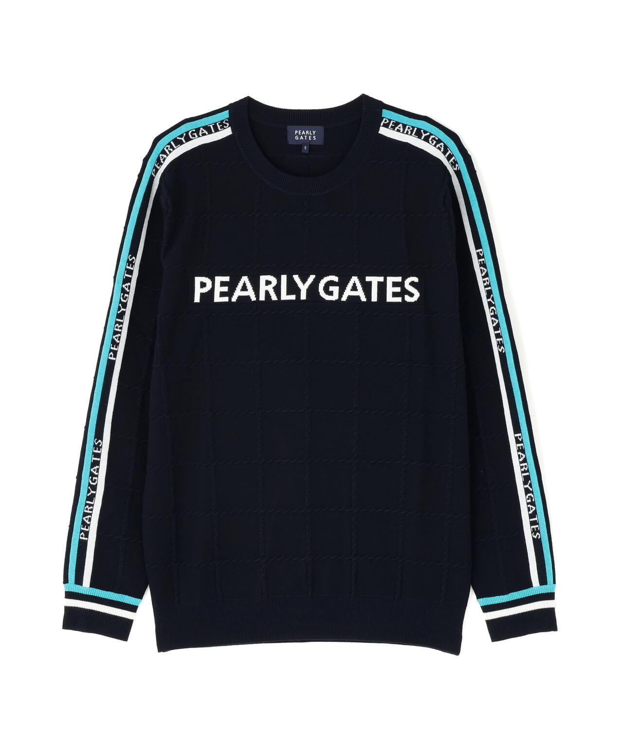 12G地柄クルーネックニットプルオーバー | PEARLY GATES（パーリー