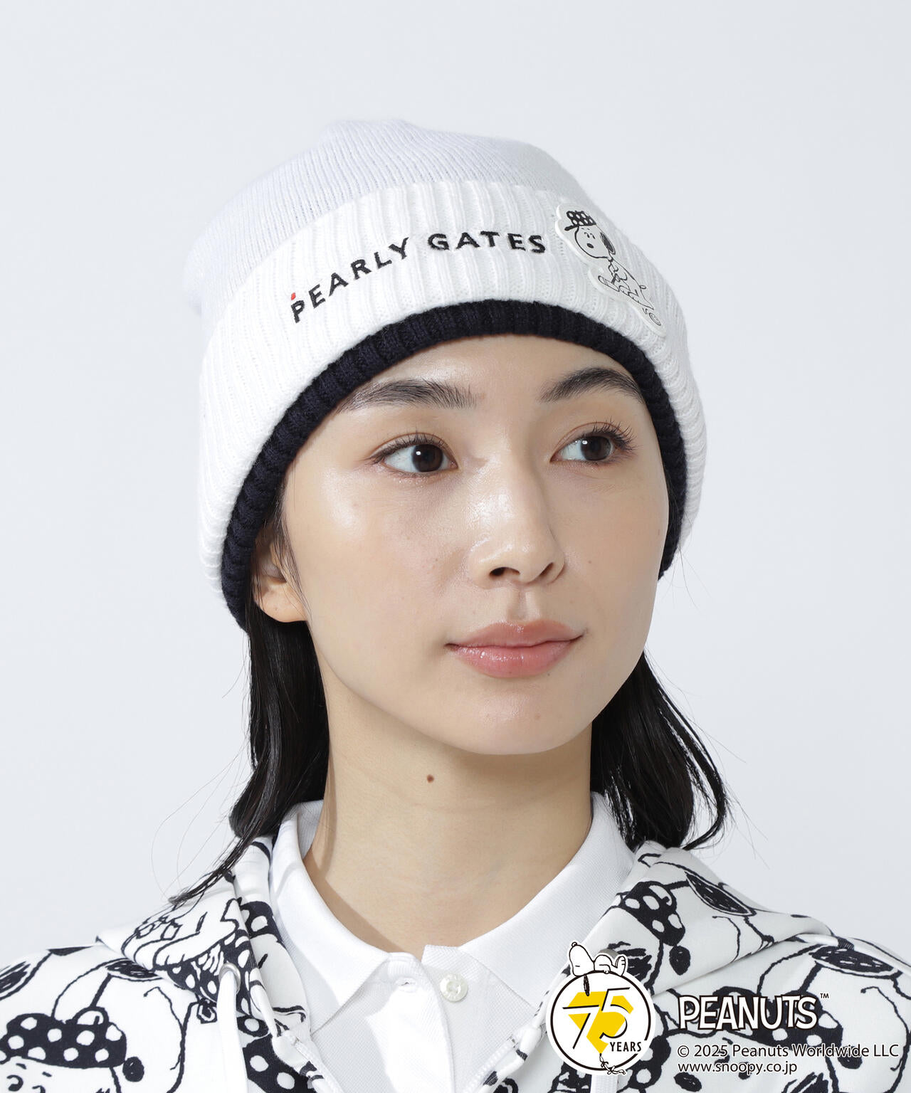SNOOPY】ニットビーニー (UNISEX) | PEARLY GATES（パーリーゲイツ