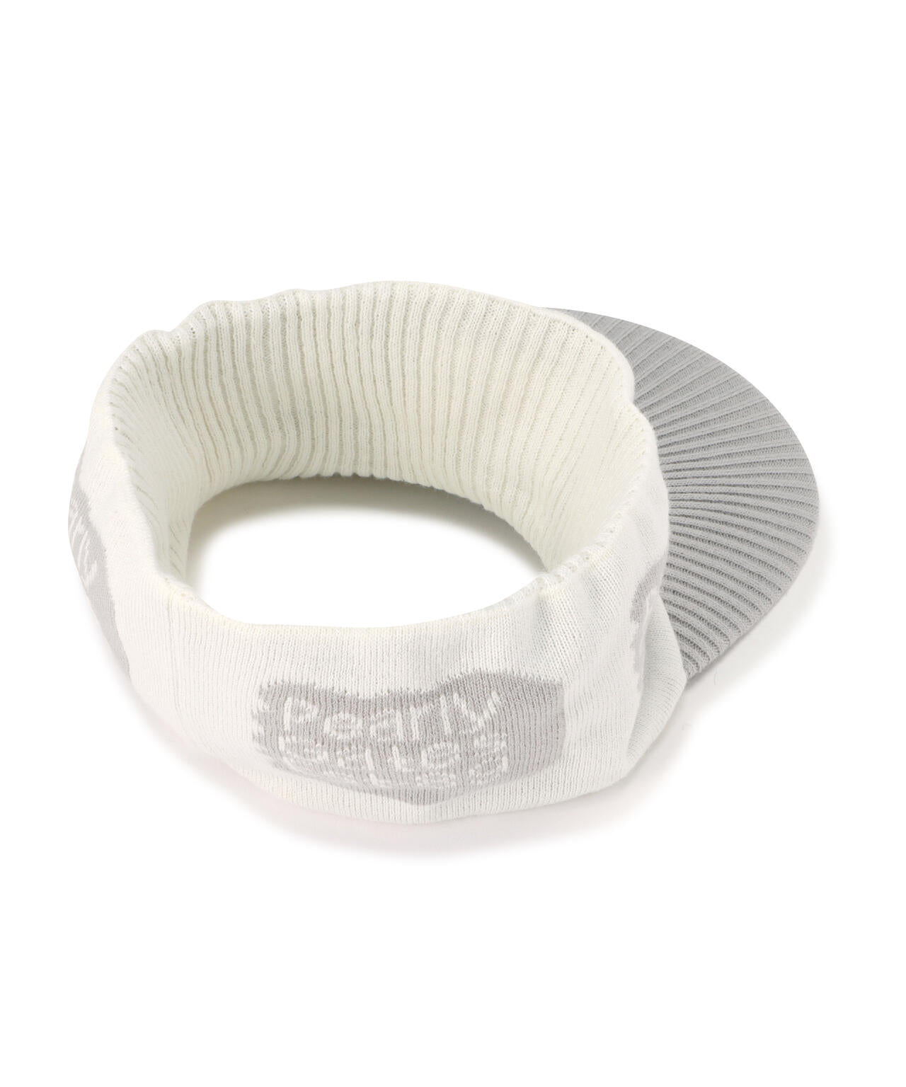 ブロックロゴ柄ニットバイザー (UNISEX) | PEARLY GATES（パーリー