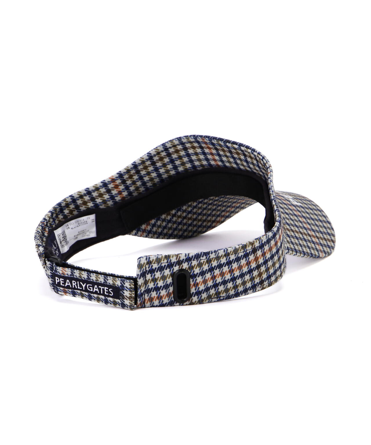 ガンクラブチェック柄バイザー (UNISEX) | PEARLY GATES（パーリー