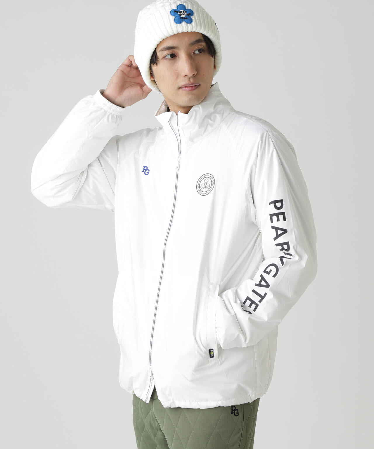 パーリーゲイツ ジップアップジャケットPG ブルゾン蓄熱 サイズ6（ XL