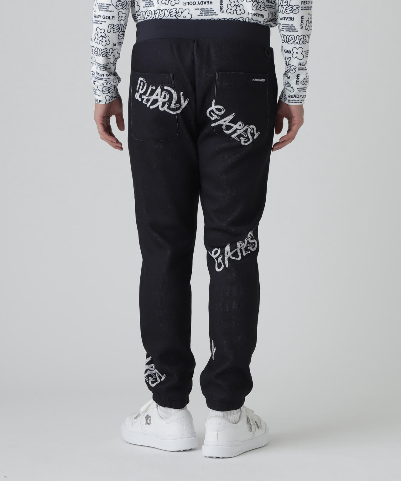 パーリーゲイツ 裏起毛冬用ジョガーパンツ 新品タグ付き 両面起毛