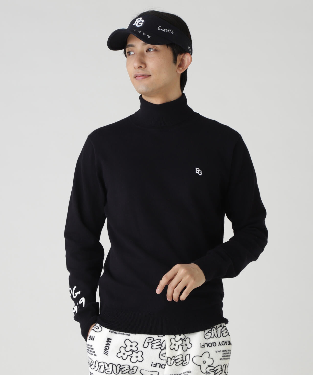 カシミヤタッチタートルネックニットプルオーバー | PEARLY GATES