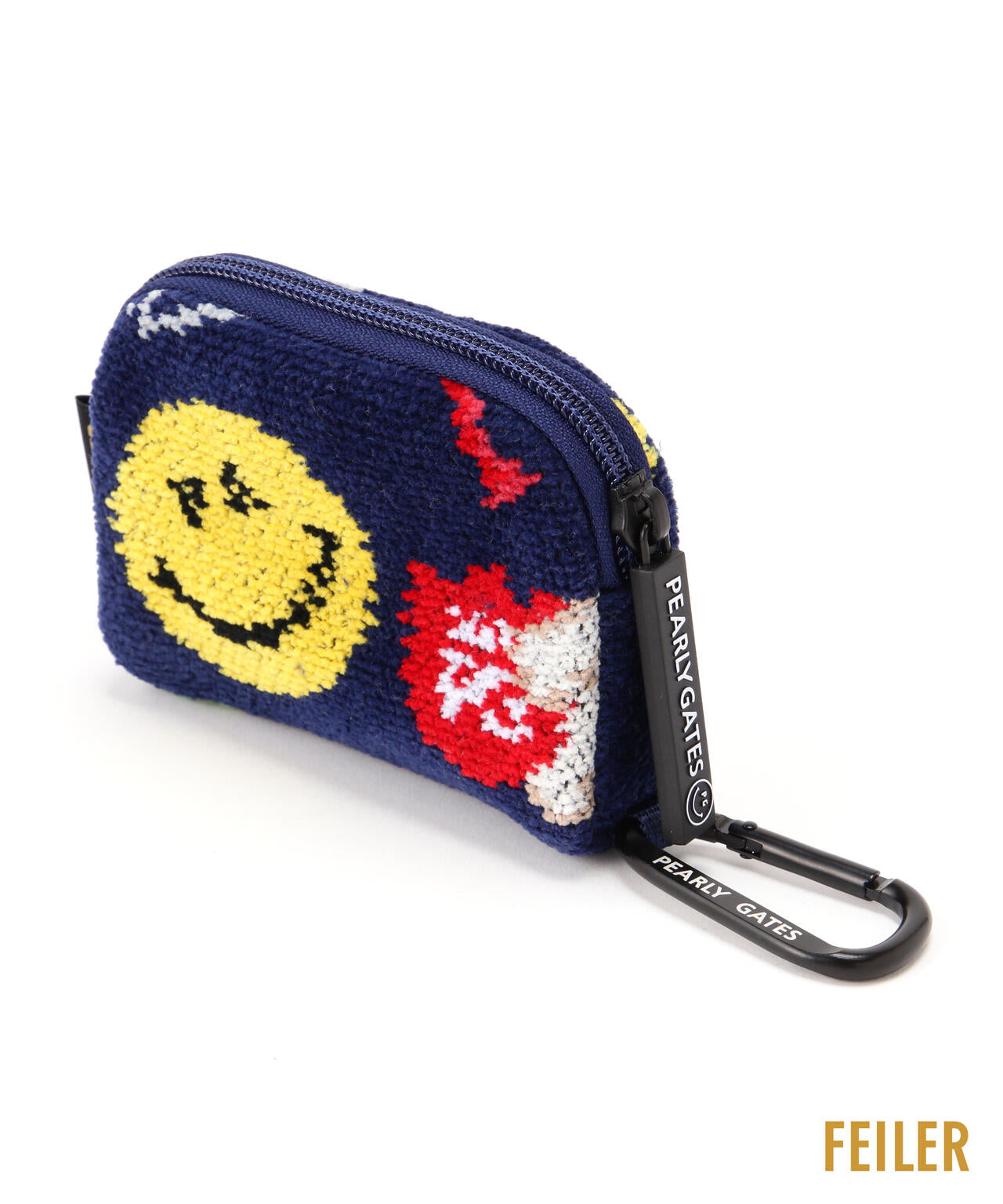 新品タグ付】パーリーゲイツ×フェイラー コラボ ボールポーチ