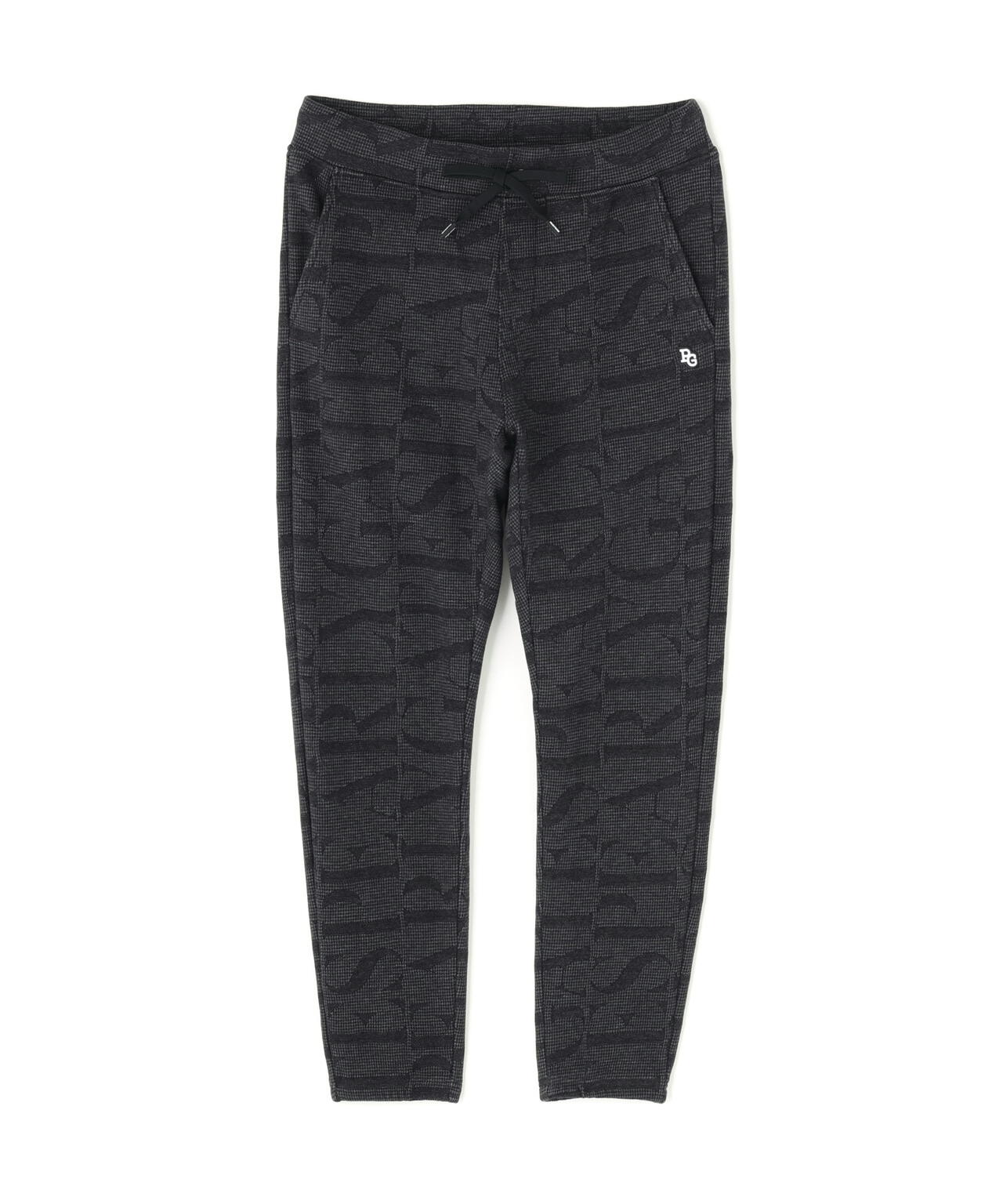 裏毛ストレッチロゴジャガードジョガーパンツ | PEARLY GATES