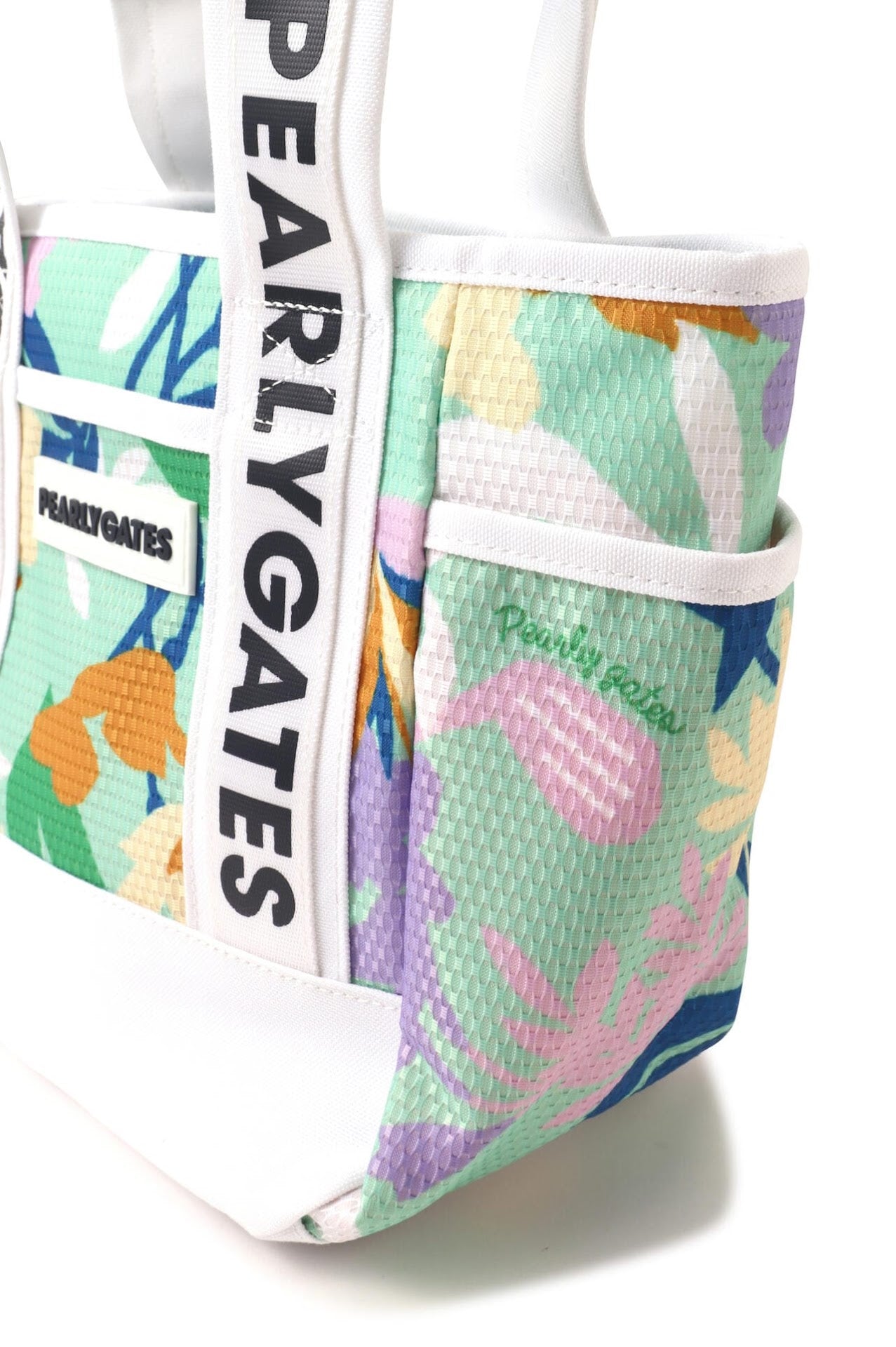 Pearly Gates パーリーゲイツ 繊細花柄 カートバッグ 総柄 カバン