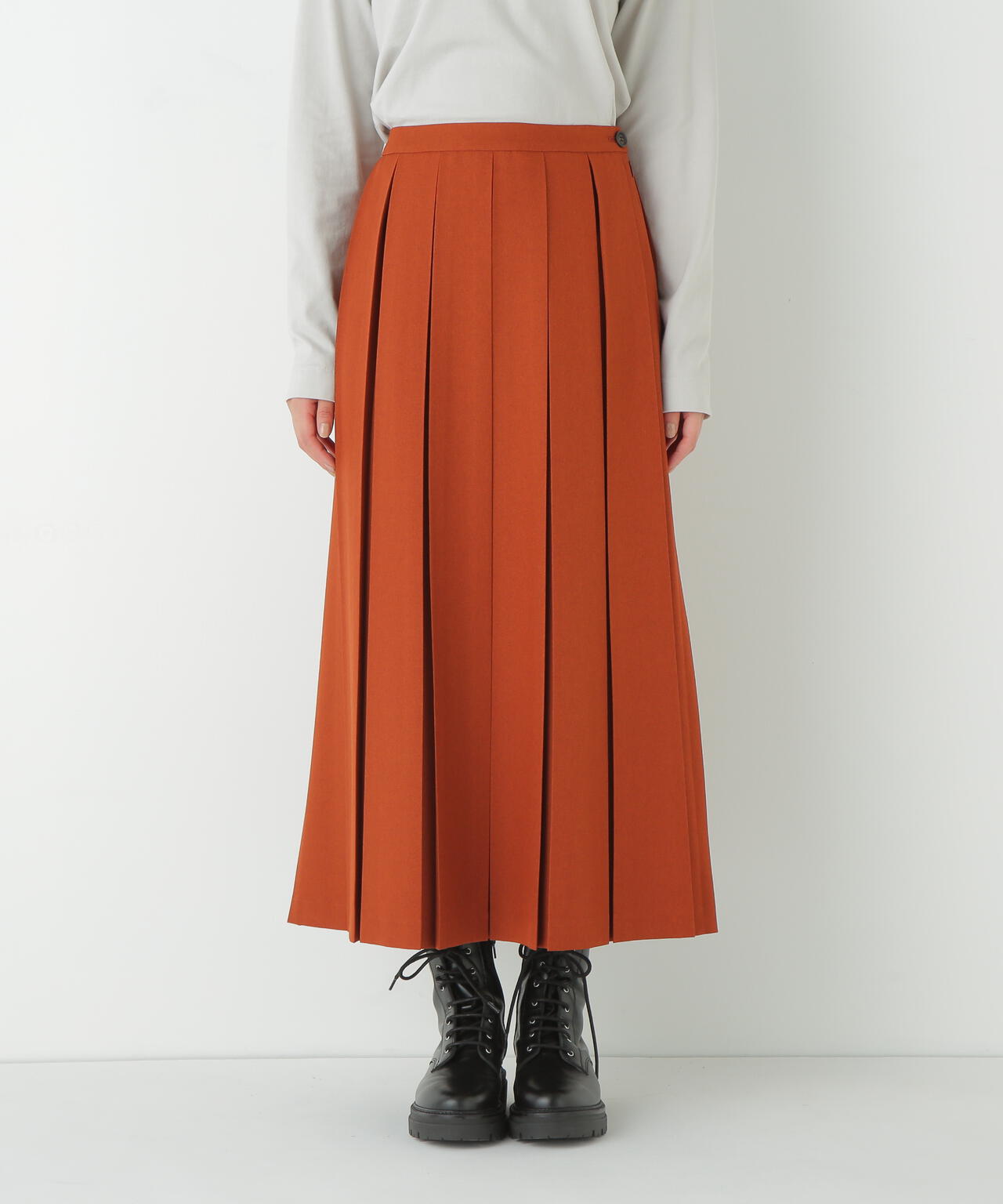 ボックスプリーツAラインスカート | human woman（ヒューマンウーマン